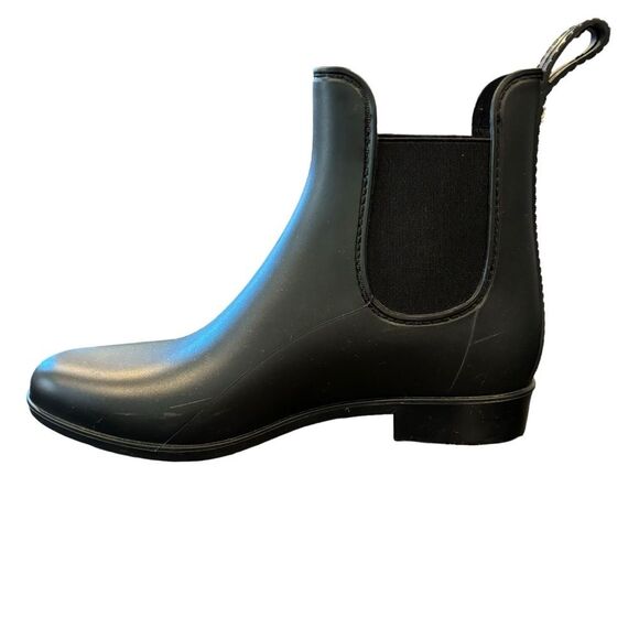 SAM EDELMAN Women's Size 7 TINSLEY Classic Chelsea Matte Black Rain Boots - Picture 6 of 7
